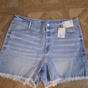 A.n.a denim High Rise Denim Shorts